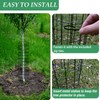 8-Pack Tree Trunk Wrap Protector, Heavy Duty Metal Mesh Bark