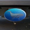 GRAPHICS & MORE Humpback Whale Oval Tow Trailer Hitch Cover
