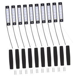 ABOOFAN 10pcs LED Side Light Durable LED Turn Signal Brake Light for Trucks Wear Resistant Easy Installation for Trailer Vehicle Applications