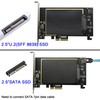 U.2 to PCIE Expansion Card，SFF 8639 to PCIE 3.0 x4