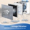 3 Pack Vital 100 Replacement Filter Compatible with LEVOIT Vital