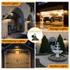 XIFEINIU 12.4" Dome Gooseneck Barn Light, Outdoor Anti-Rust&Waterproof Farmhouse Wall