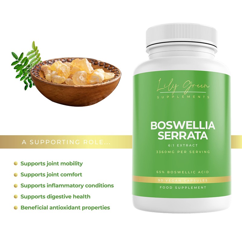 Lily Green | Boswellia Serrata 3360mg per Serving | 90