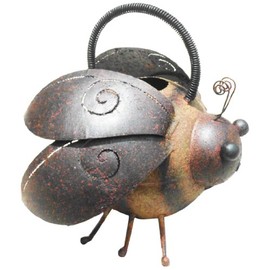 D-Art Collection Iron Watering Can, Bee