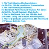 Throttle Cable & Kickdown Cable Bracket - Fits for Edelbrock