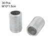 sourcing map Pack of 30 Lamp Pipe Nipples M10 Thread