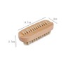 Natural bristles, manicure nail brush, wooden double-sided, manicure pedicure brush,