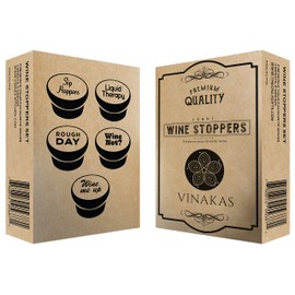 Funny Silicone Wine Stopper Set – Must-Have Wine Accessories & Perfect Wine Gifts for Women & Men – Airtight & Reusable