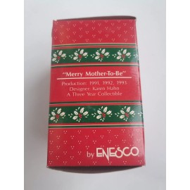 Enesco VINTAGE Enesco 1991 Merry Mother-To-Be Christmas Ornament