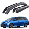 Goodyear Shatterproof in-Channel Window Deflectors for Toyota Sienna 2011-2020, Rain