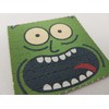Pickle Rick Blotter Art Psychedelic Art Gift Acid Art 100