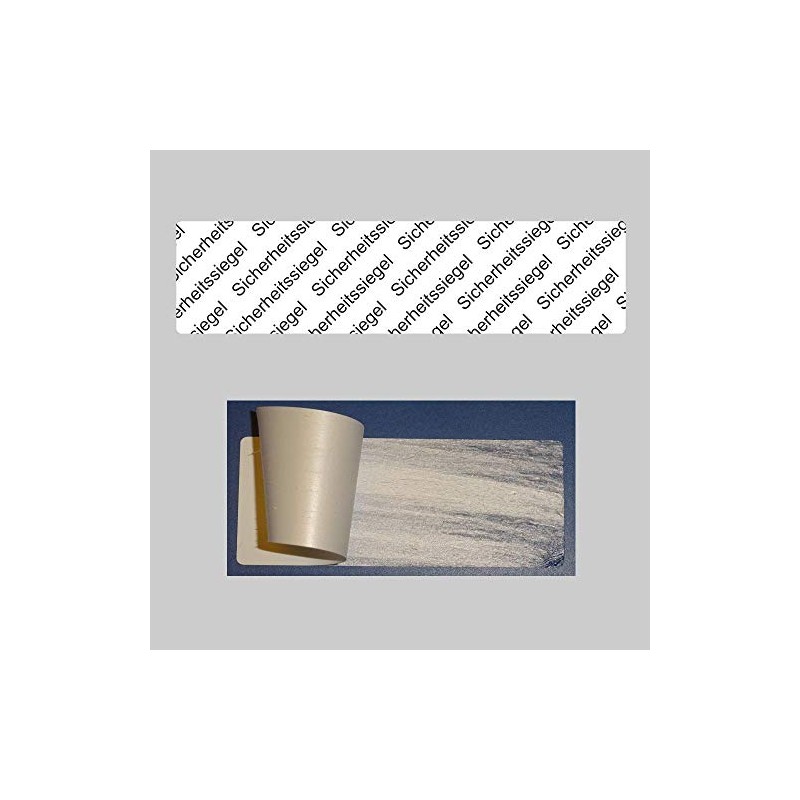 Security White PE - Security Labels "Security Seals" on Roll