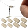 VGOL 100pcs Carp Fishing Swivel Stop Beads Feeder Coarse Spinner