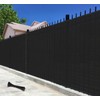 Bynbbur 6'x55' Privacy Fence Screen Net Fencing 95% Privacy Blockage