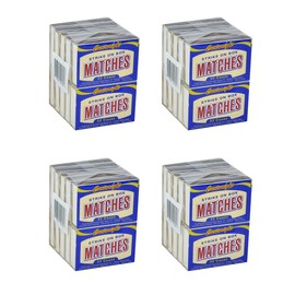 Cartwright, Strike On Box Pocket Matches, Premium Quality, 32 Count, for Fires, Candles, Camping & Outdoors - 10 Pack (4)