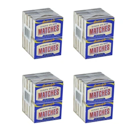 Cartwright, Strike On Box Pocket Matches, Premium Quality, 32 Count, for Fires, Candles, Camping & Outdoors - 10 Pack (4)
