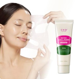 Mascarilla facial despegable con colágeno y retinol CKD para reafirmar, hidratar y dar luminosidad. Antienvejecimiento. Cuidado de la piel coreano. 2 