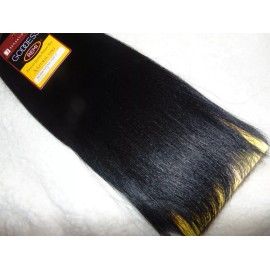 Sensationnel Goddess Remi Premium Quality Human Hair Natural Yaki 14" Color 1