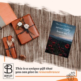 Bentley Seed Co. | Remembrance The Ones Who Love Us Never Really Leave Us | Non-GMO, Non-Coated Seed Favor Packets | Memorial & Funeral Keepsake | Poppy Seeds for Planting | Growing Plants in Memory