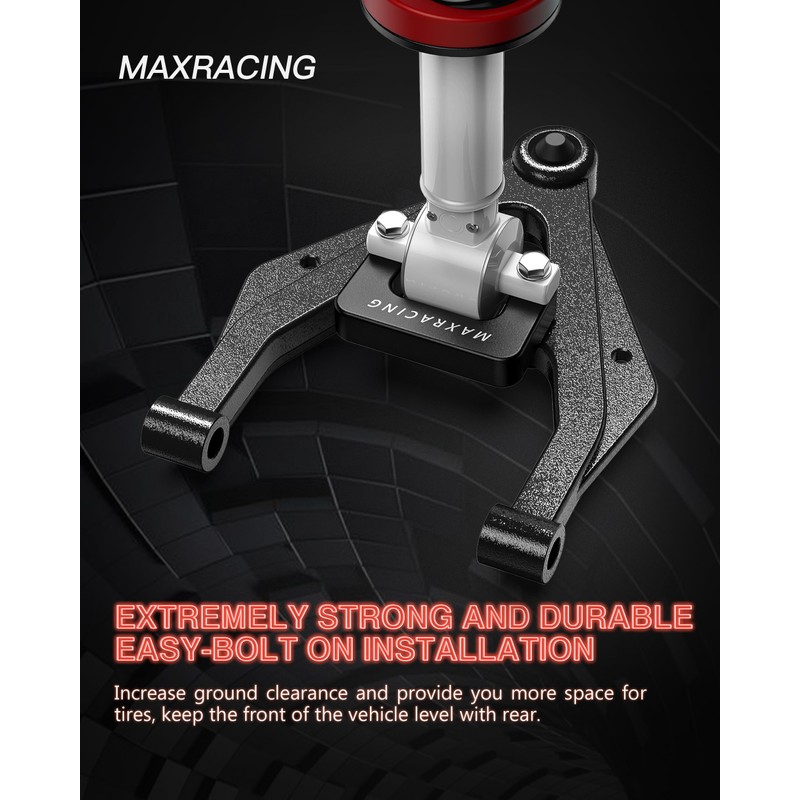 MAXRACING 3.5" Front + 3.5" Rear Leveling Lift Kit Compatible