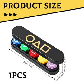 Korean Gonggi Game Box, Including 5 Tribute Stones and Box, Gonggi Carries the Traditional Folk Gameplay, It Is a Fun Game for Korean Family Children and Adults to Exercise Hand-Eye Coordination