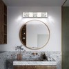 ZUZITO LED Dimmable Bathroom Vanity Lighting Fixtures Modern Crystal Vanity