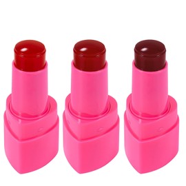 Water Jelly Tint Blush, 3-In-1 Multi-Use Blush Cream Blush Stick for Eyes, Cheeks & Lips