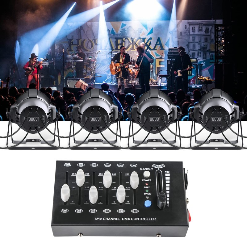 Dmx 512 Console, 12 Channel Dmx Controller, Controlador Dmx 512