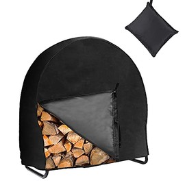 Firewood Cover Log Rack Hoop Cover 40"x24"x41" 600D Oxford Waterproof All Seasons Protective Cover