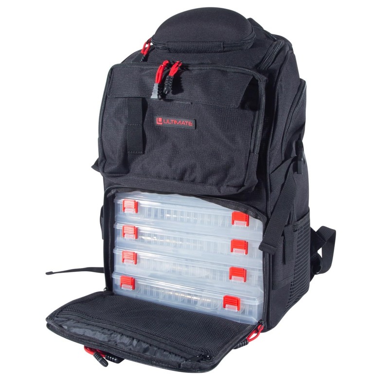 Ultimate Tactic Backpack (Includes 5 Tackle Boxes) | Fishing Backpack