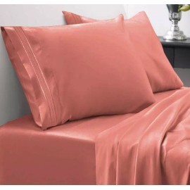 2000 5 Juegos De Sábanas 2000 Hilos Matrimonial Microfibra Suave