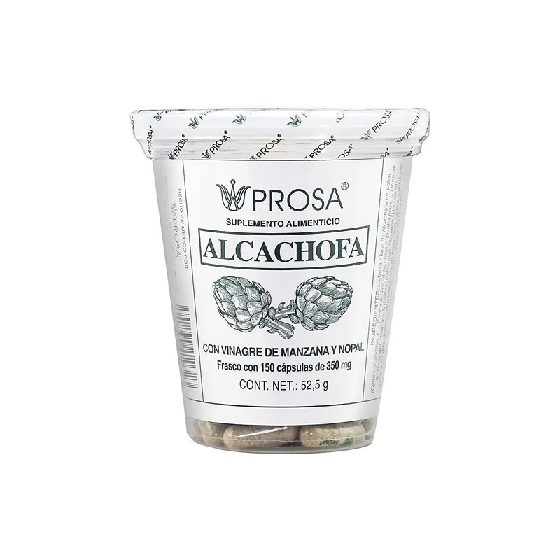 Alcachofa Con Vinagre De Manzana Y Nopal Prosa® 150 Cápsulas