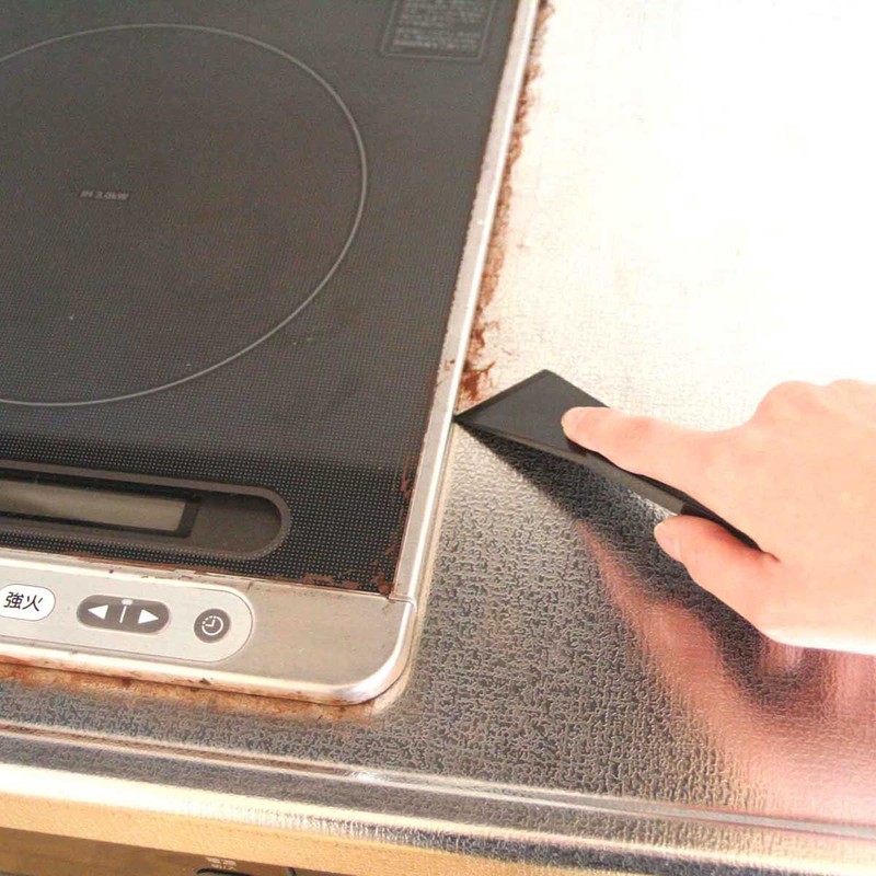 Scratch-resistant Nylon G-34-B Cleaning Spatula (Large and Small, 2 Pack)