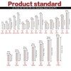 220Pcs 22 Kinds M2 M3 M4 M5 304 Stainless Steel