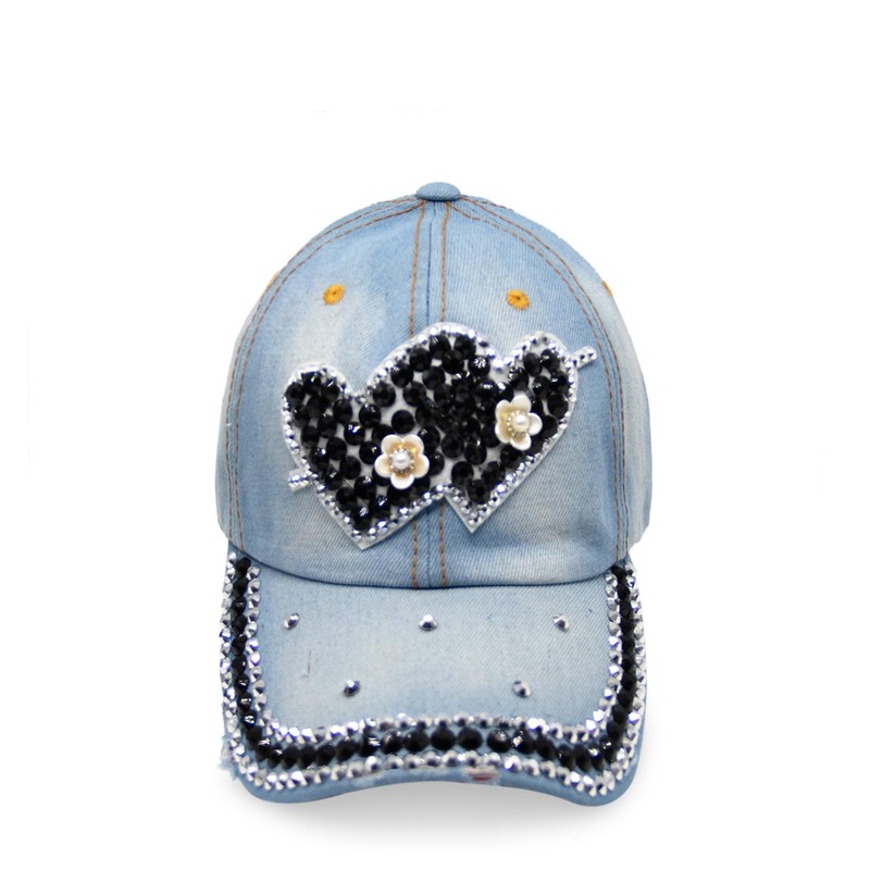 Glamexx24 Topstyle Jeans Cap in Vintage Style with Star and