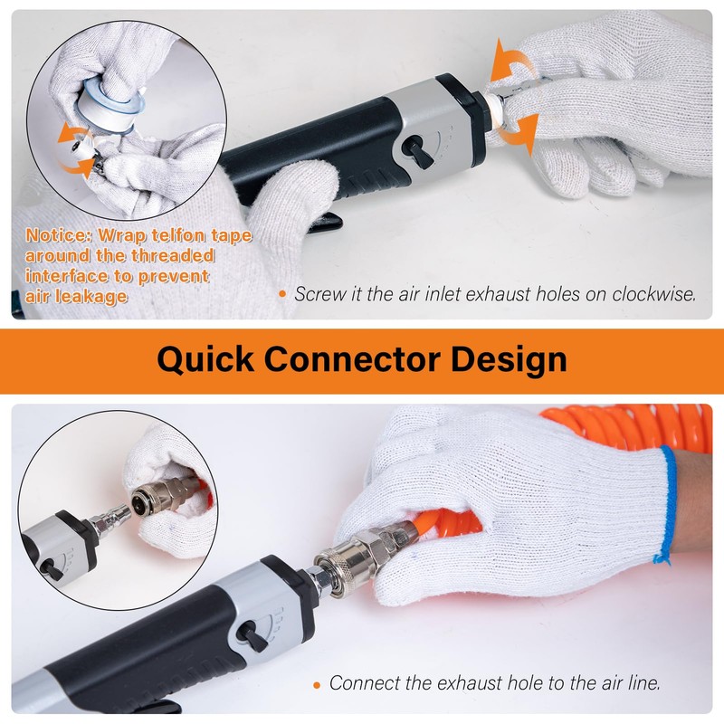 1/2" x 18" Air Belt Sander - Mini All Angle