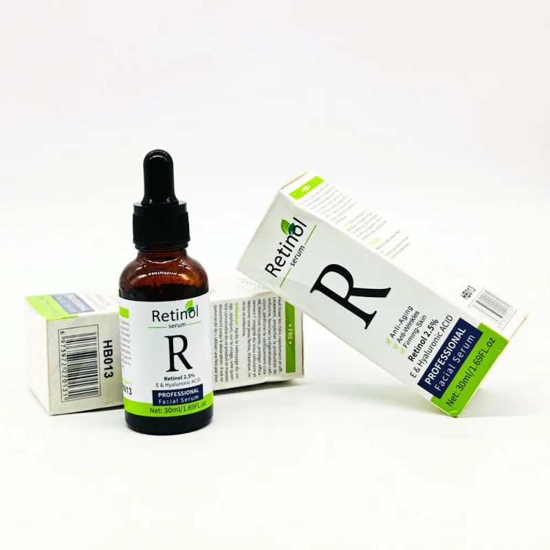 Sérum Retinol 2.5% Heblee con Vitamina E y Ácido Hialurónico