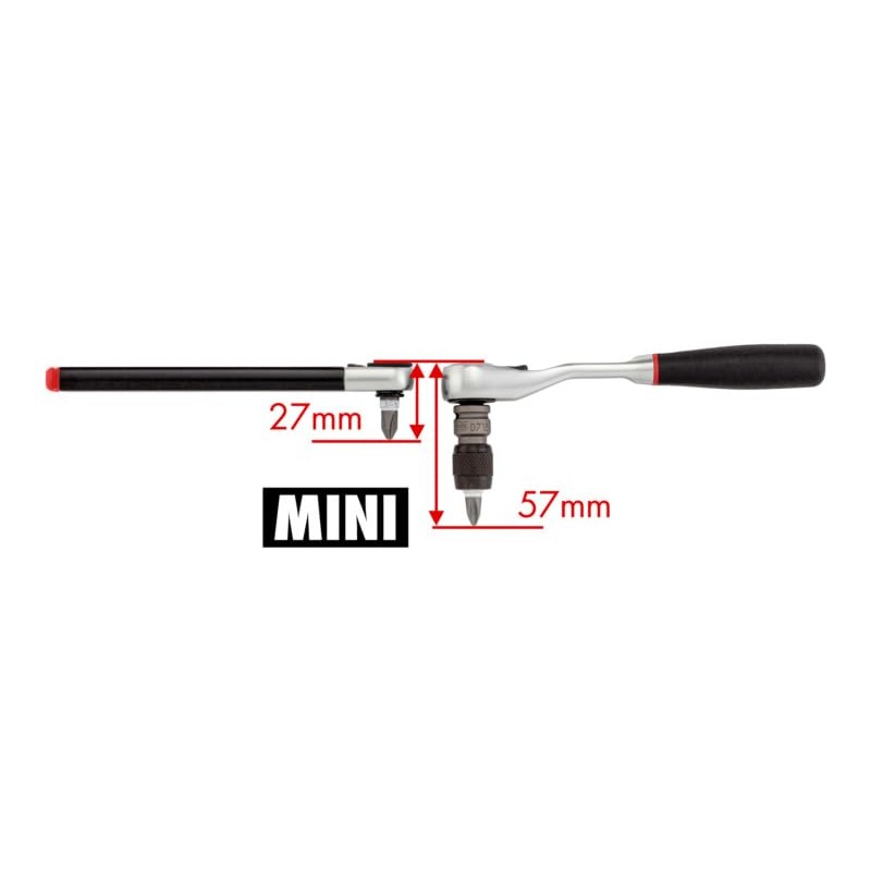 Wurth Ratchet Wrench 1/4 Inch Extra Flat 6 Prong Limited