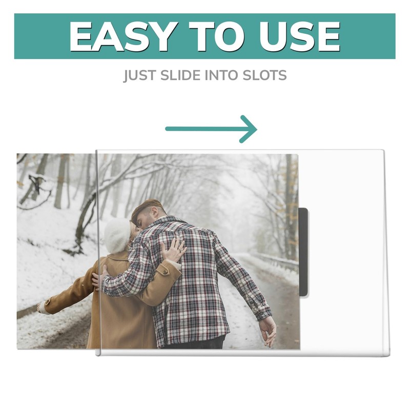 pbf 3-Pack 5x7 & 3-Pack 7x5 Magnetic Picture Frames for