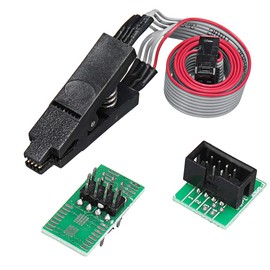 EEPROM BIOS USB Programmer CH341A + SOIC8 Clip + 1.8 V Adapter + SOIC8 Adapter for 24 25 Series Flash
