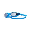 TYR Unisex Adult Vesi Low Profile Swimming Goggles - Smoke/Blue/Blue,