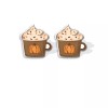 Unbranded Pumpkin Latte Coffee Earrings