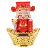 God of Wealth Statue Sunlight Power Vivid Delicate Nodding God