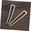 WOONEKY 4-pack u Shaped Hair Alloy Hair Clips for Women