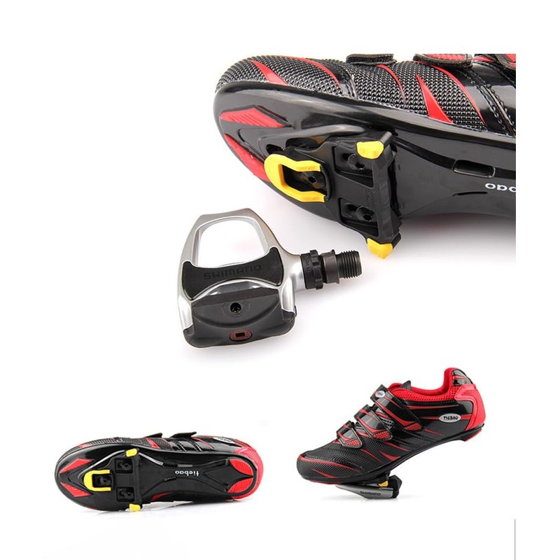 Cleat Pedals, Shimano Compatible SPD-SL SM-SH11, Road Bike, Set of