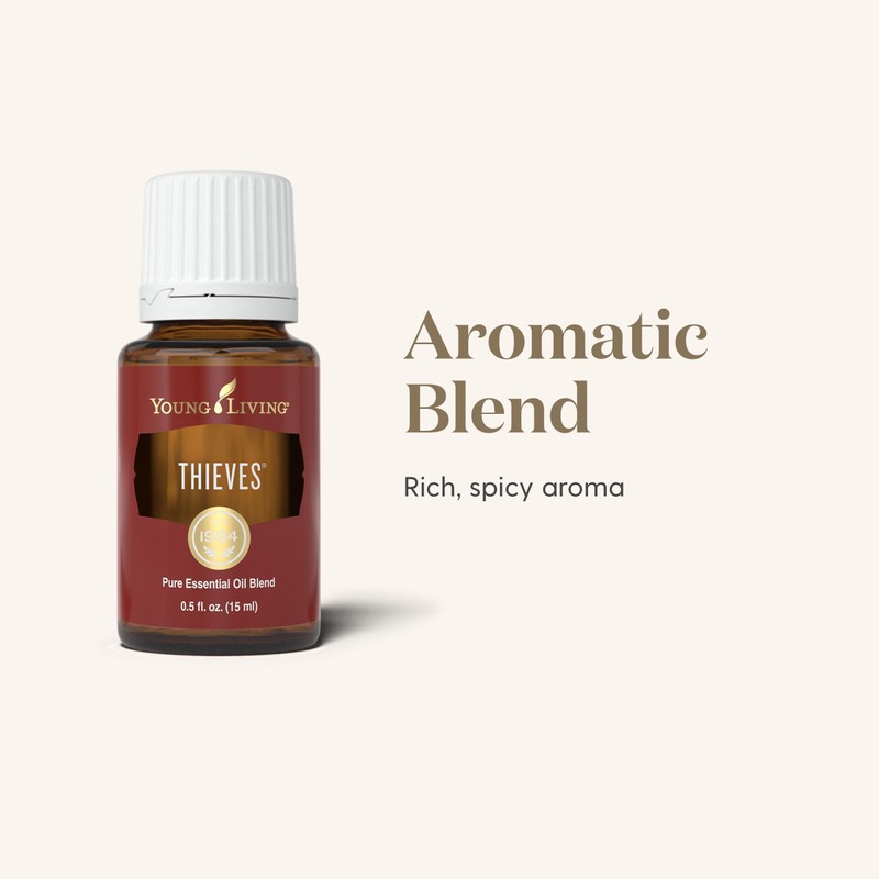 Young Living Thieves Waterless Hand Purifier with Peppermint Oil |