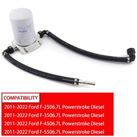 CP4 Disaster Prevention Bypass Kit Compatible with Ford F250 F350 F450 F550 Super Duty 2011-2022 - 6.7L Powerstroke Diesel Replace# CP4-6.7F-BP-G2.1, 7031190