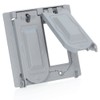 Leviton Weatherproof Cover, 2-Gang for Decora, GFCI, Duplex, or Single