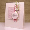 Hollyhocks Metal Cutting Dies Spring Flowers Leaf Invitation Cards Cutting