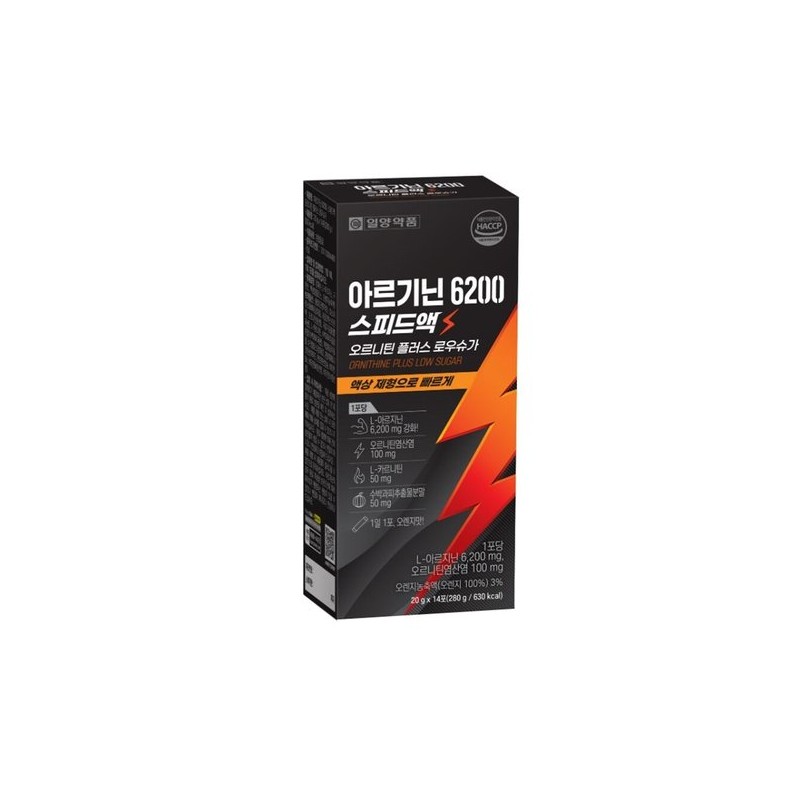 아르기닌 6200 스피드액 오르니틴 플러스 액상 고함량 14포 Arginine 6200